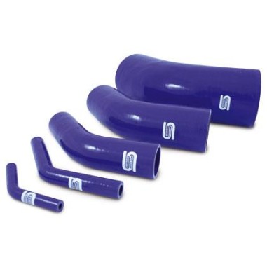 COUDE SILICONE 45  63MM BLEU