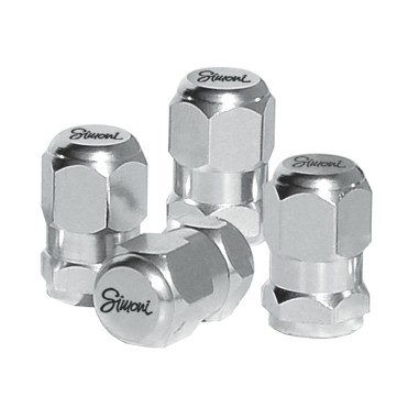 CAPUCHONS DE VALVES HEXAGON CHROME