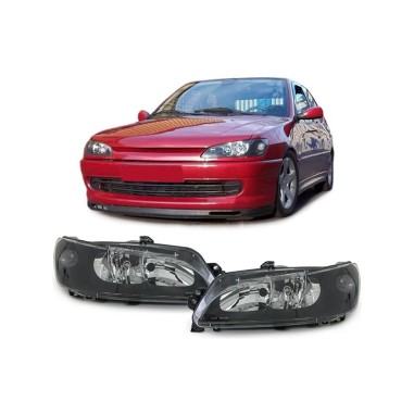 PHARES GLACE LISSE NOIRS PEUGEOT 306 PHASE 2