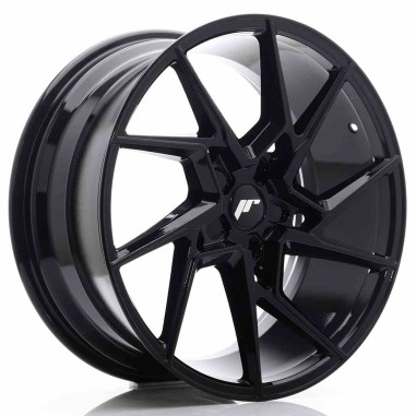 4 JANTES JR33 19X8.5 5X112 ET42 NOIRES BRILLANT