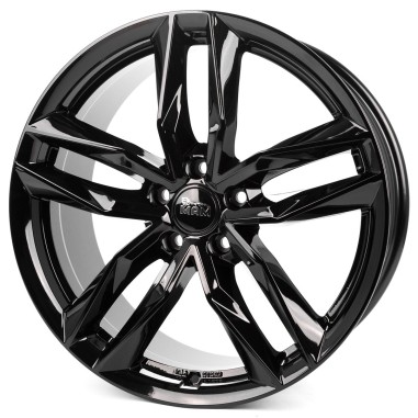 4 JANTES MAM RS3 8X18 5X112 ET45 NOIRES BRILLANT