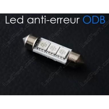 LED NAVETTE 37 MM ANTI ERREUR