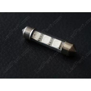 AMPOULE NAVETTE LEDS 39MM BLANC