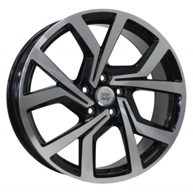 4 JANTES 7.5X18 W469 5X100 ET51 NOIRES POLIES