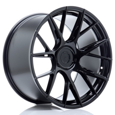 4 JANTES JR42 19X8.5/9.5 5X120 NOIRES BRILLANT