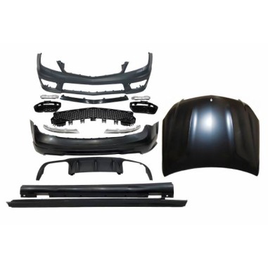 Kit De Carrosserie Mercedes W204 2007-2013 Look AMG Capot