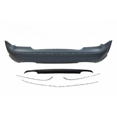 Pare-choc arrière Mercedes W211 02-09 Plastique