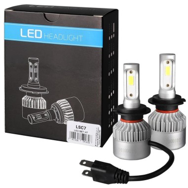 2 AMPOULES LED H7 80W 9 A 32V 10000