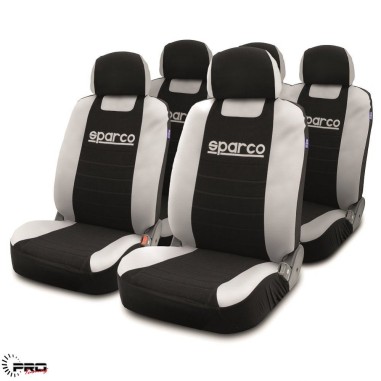 HOUSSES SPARCO NOIRES GRISES