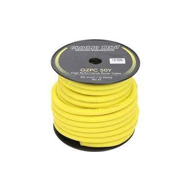 CABLE ALIM GZ 50MM JAUNE