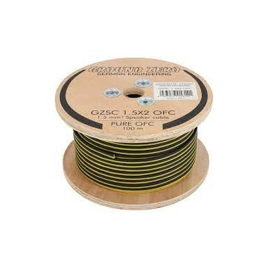 CABLE HP GZ OFC 1.5MM JAUNE NOIR