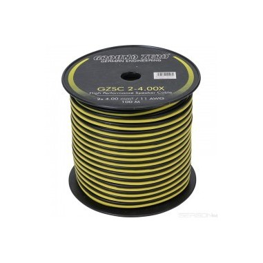 CABLE HP GZ JAUNE NOIR 4.00MM