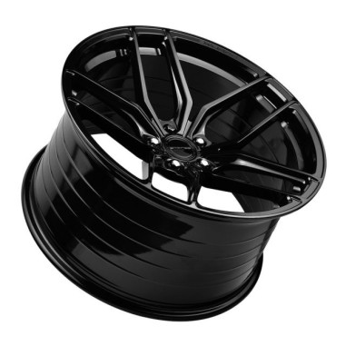 4 JANTES STANCE SF03 20X10/11 5X120 FINITION GLOSS BLACK FACE POLIE FUMEE ET25/15