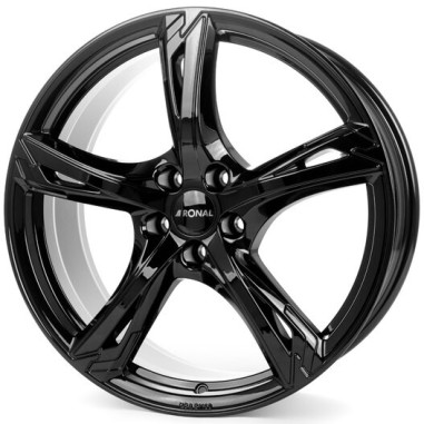 4 JANTES RONAL 19X8 5X112 ET45 NOIRES BRILLANT