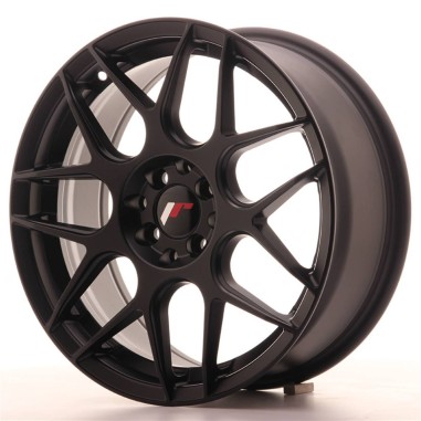 4 JANTES JR18 4X100 17X7 ET 20 NOIRES MATT