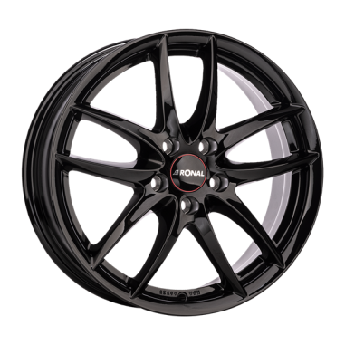 4 JANTES RONAL R46 7X16 5X114 ET40 NOIR