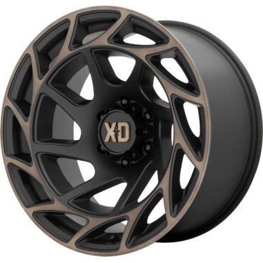 4 JANTES XD860 17X9 6X139.7 -12 BLACK