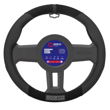 COUVRE VOLANT NOIR SPARCO