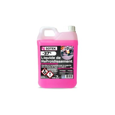 LIQUIDE DE REFROIDISSEMENT -37 SOTEK ROSE 2L