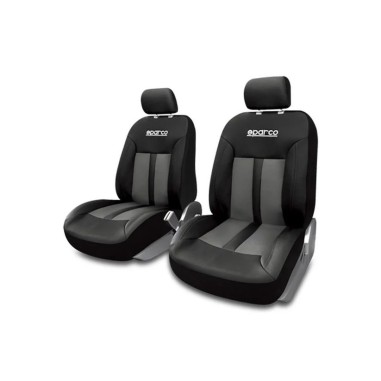 2 HOUSSES S LINE SPARCO GRIS/NOIR