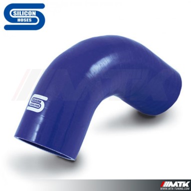 COUDE SILICONE 90 22MM BLEU GT-A90-