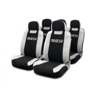 JEU DE HOUSSES SPARCO NOIRES